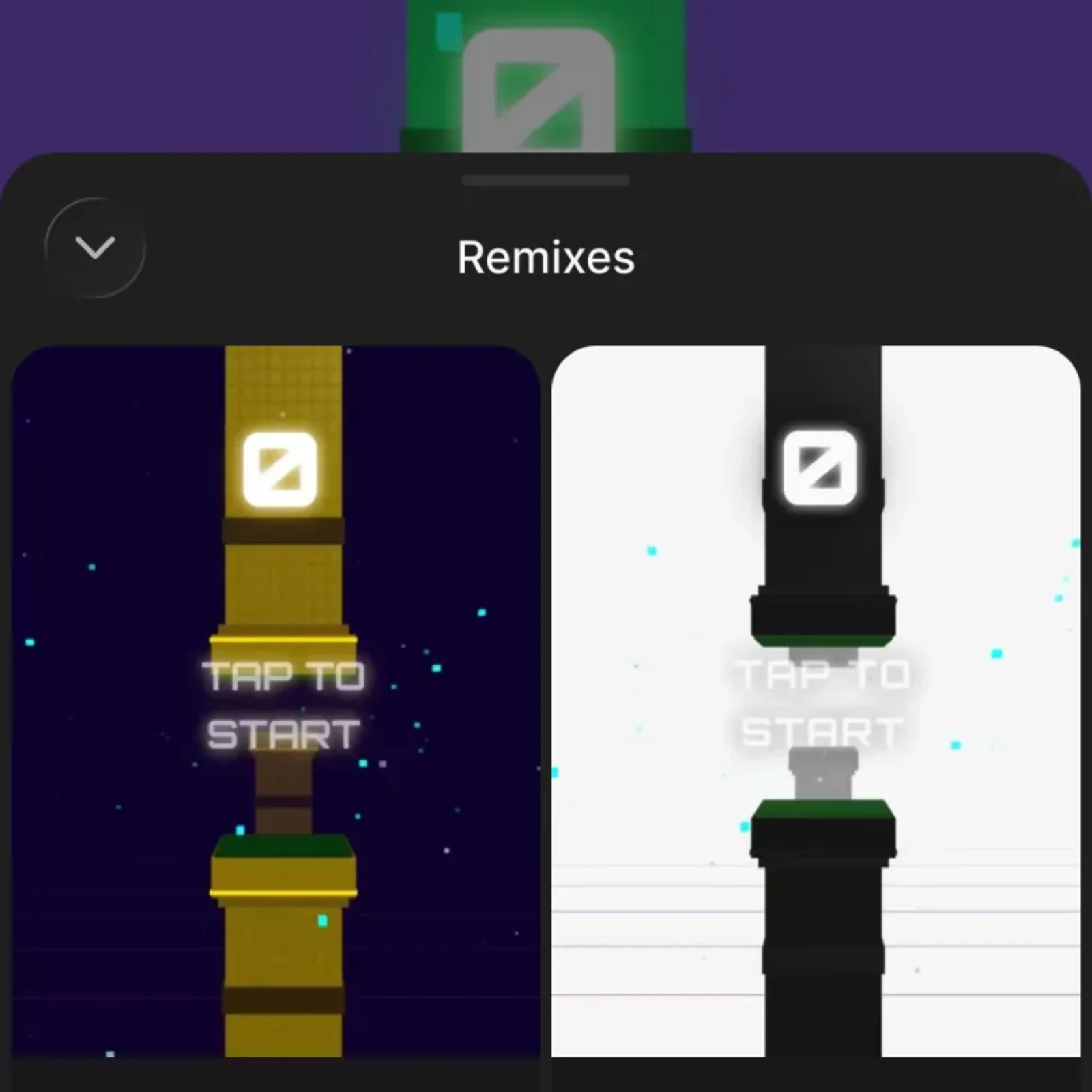 Aippy continuation gallery showing new versions of one playable world