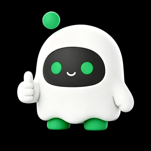 Boopy giving a thumbs-up
