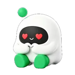Boopy waiting with excited rosy cheeks