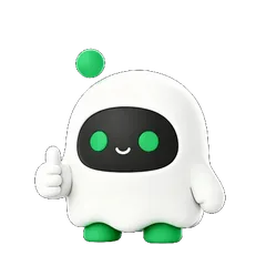 Boopy giving a thumbs-up