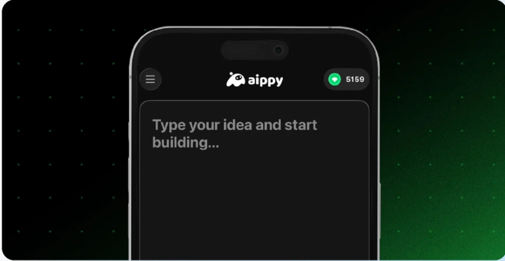 Aippy AI creation screen